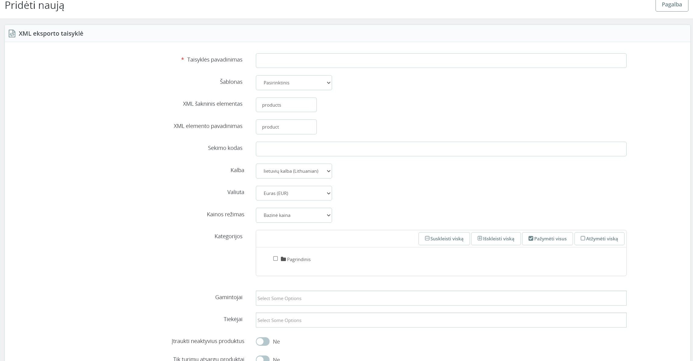 TrackMart modulis — ekranas 4